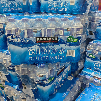 宁波costco开市客  科克兰饮用纯净水550mlx24瓶装