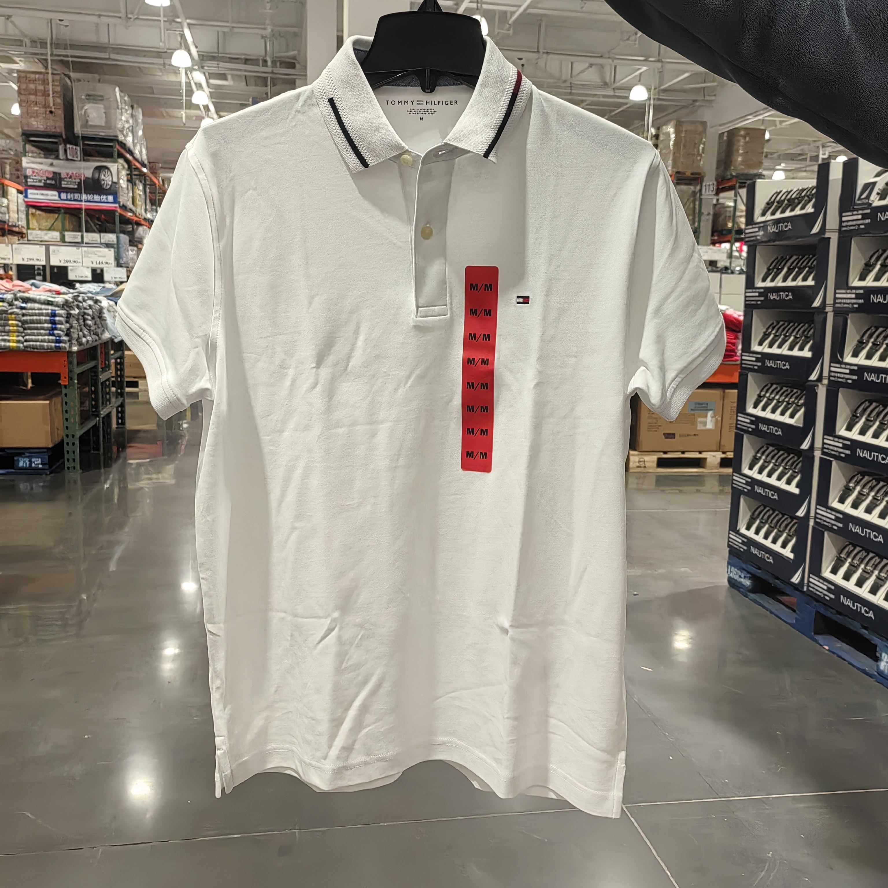 costco 26新品TOMMY汤米男士纯棉短袖POLO衫简约商务男