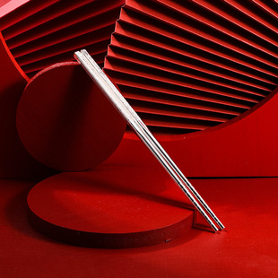 纯银足银S999银筷子家用送礼银制品中国风节日送礼品现货带证书