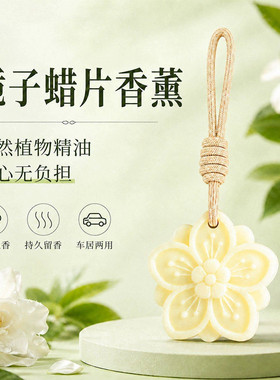 栀子花香薰蜡片衣柜持久留香