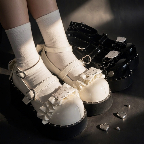 【朋克猫】 lolita小皮鞋增高厚底暗黑甜酷辣妹y2k亚文化COS女鞋