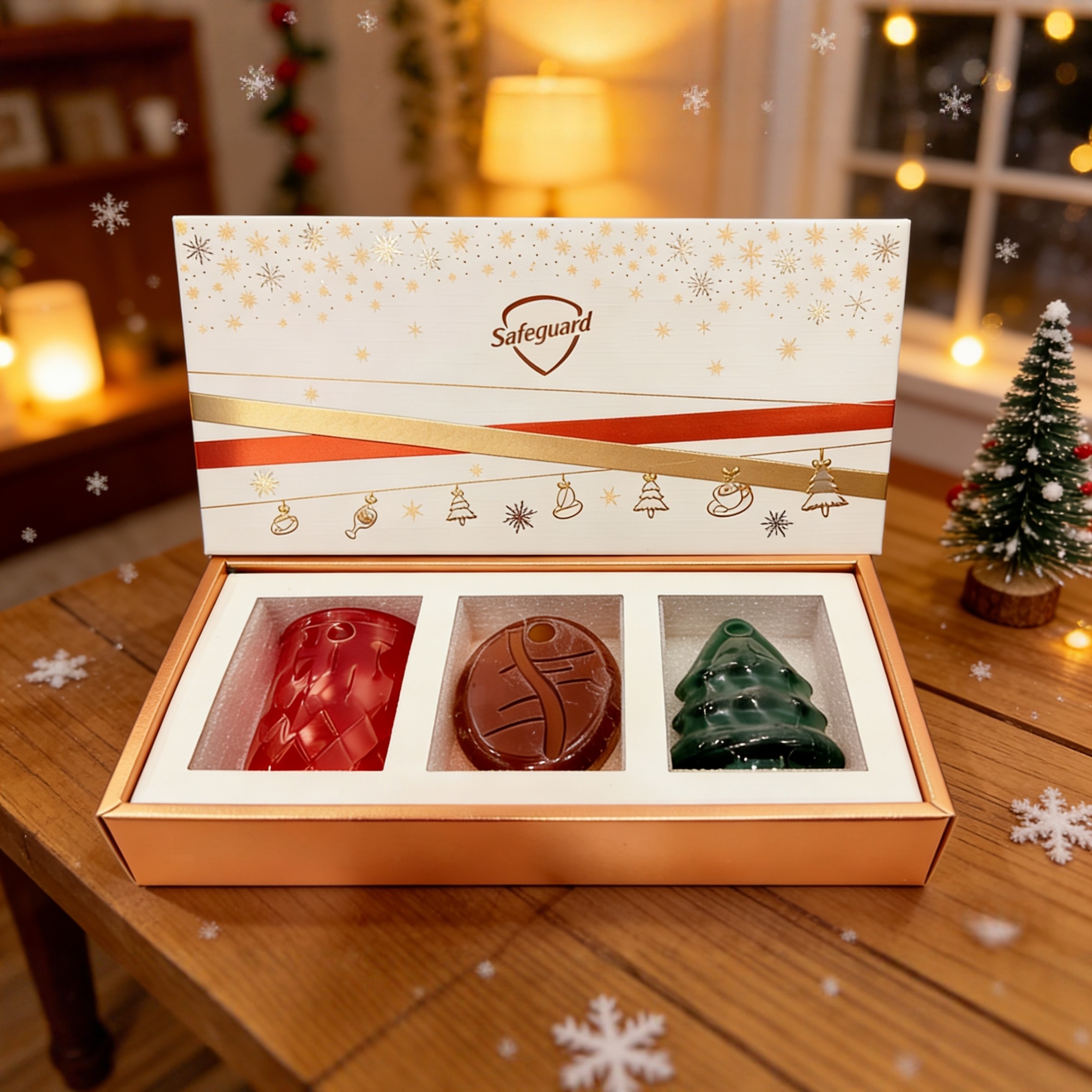 舒肤佳圣诞节香挂沐浴香皂雕刻香水微醺暖夜/栗香奶咖/暮光雪松沐