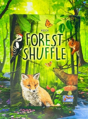 Forest Shuffle森森不息英文桌游卡牌扑克牌多人聚会儿童益智游戏