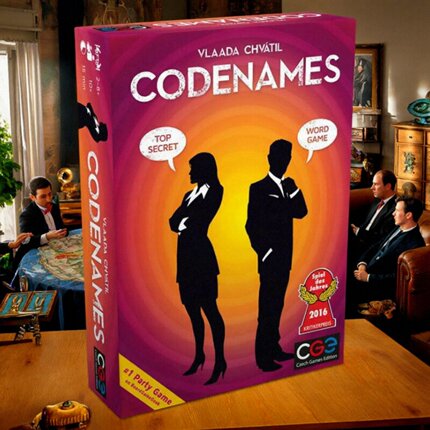 codenames行动代号英文桌游卡牌成年休闲聚会多人游戏board game