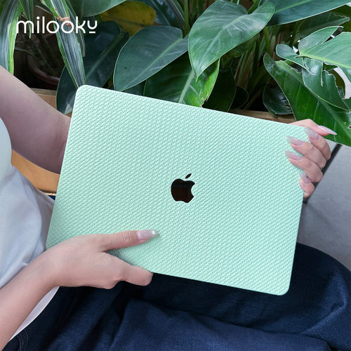 小清新MacBook皮革防摔保护壳