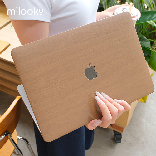胡桃木纹MacBook防摔保护壳