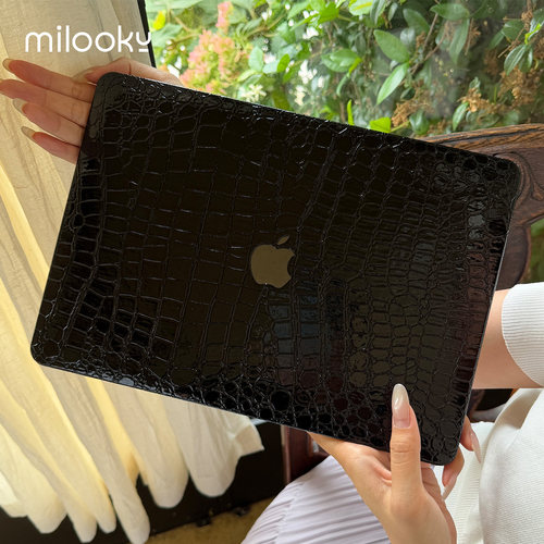 炫黑鳄鱼纹MacBookNeo保护壳