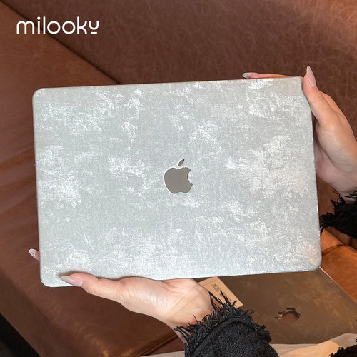 银色晕染MacBookAir/Pro防摔壳
