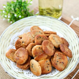 衢州茶点 常山特产 芝麻肉香小饼干 小葱饼 小凤饼 鸡仔饼包邮