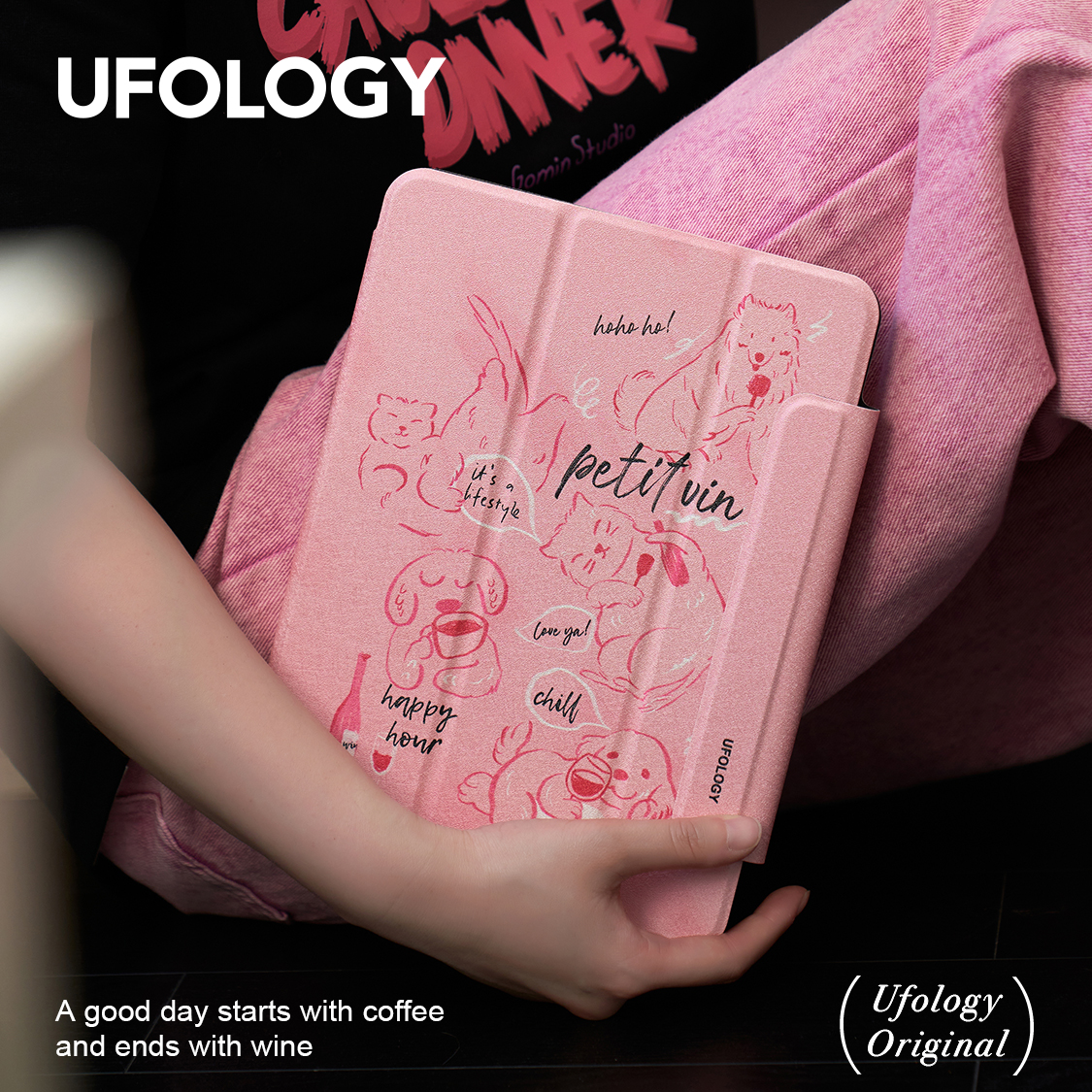 Ufology原创全包猫咪适用ipadpro2022保护套ipadair