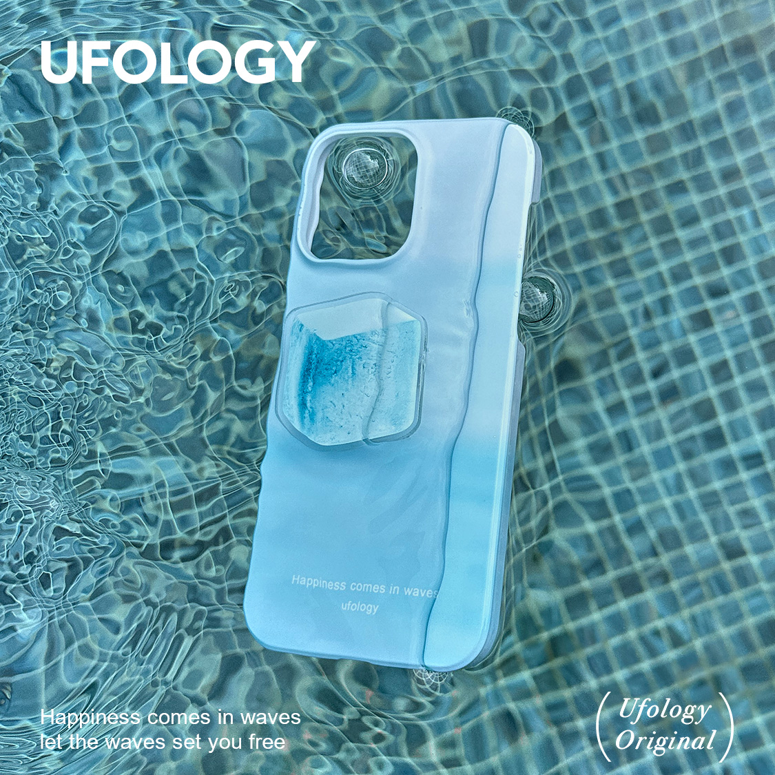 Ufology原创韩国进口二合一圆边菲林适用iPhone14promax手机壳13pro苹果12夏日蓝色大海手机壳11新款高级15 3C数码配件 手机保护套/壳 原图主图