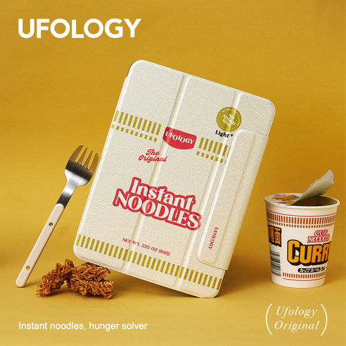 Ufology原创适用ipadair6保护壳pro2024平板mini6保护套air4/5磁吸全包air3笔槽11寸13寸苹果7/8/9/10代泡面