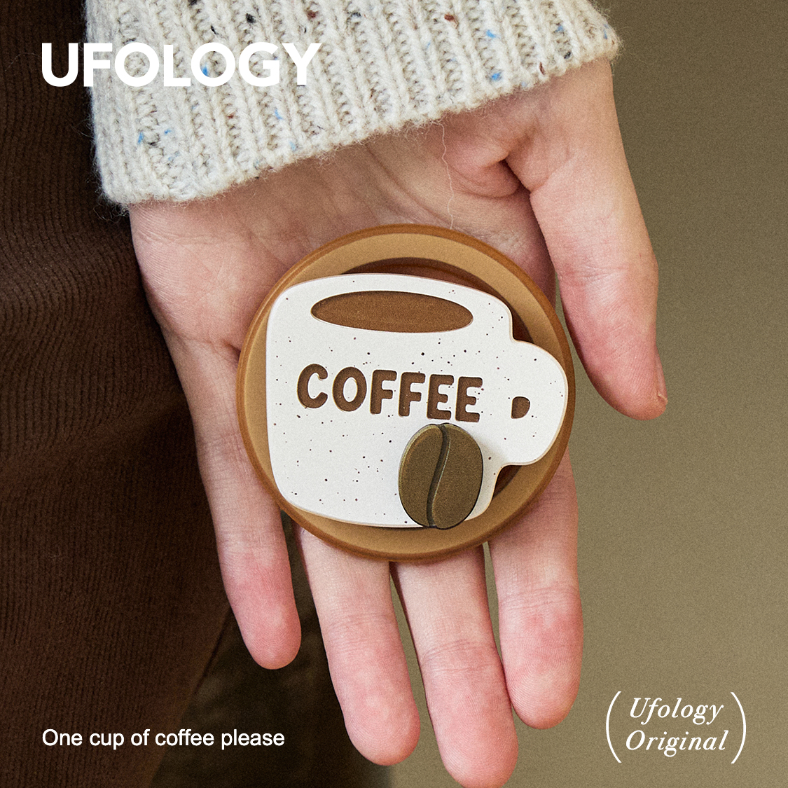 Ufology原创手机磁吸支架支持magsafe桌面便携苹果个性创意懒人