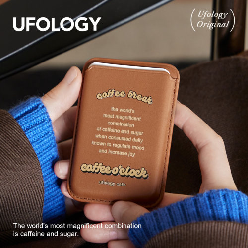 Ufology原创简约文字磁吸卡包