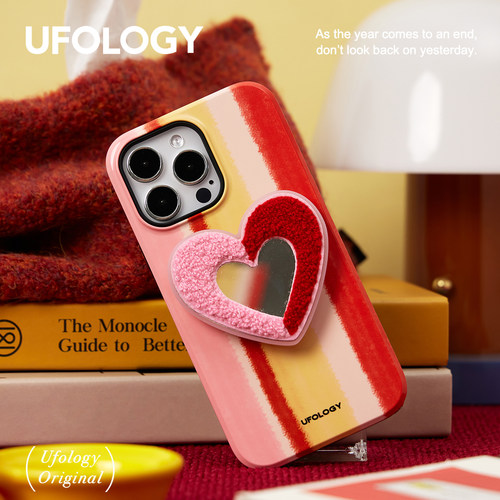 Ufology粉红镜子支架菲林手机壳
