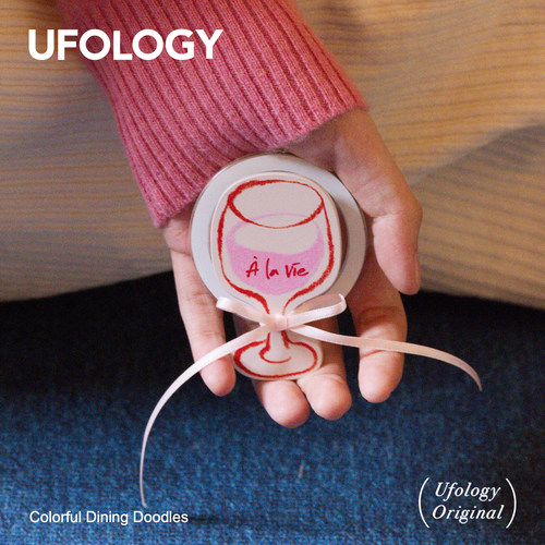 Ufology原创手机磁吸支架支持magsafe桌面便携苹果个性创意蝴蝶结