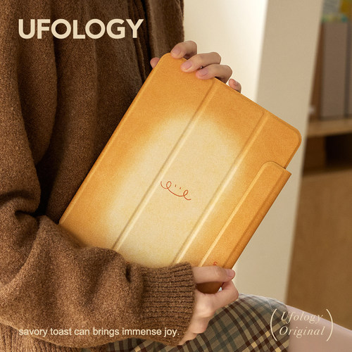 Ufology原创适用ipadair6保护壳pro2024平板mini6保护套air4/5磁吸全包air3笔槽11寸13寸苹果7/8/9/10代吐司