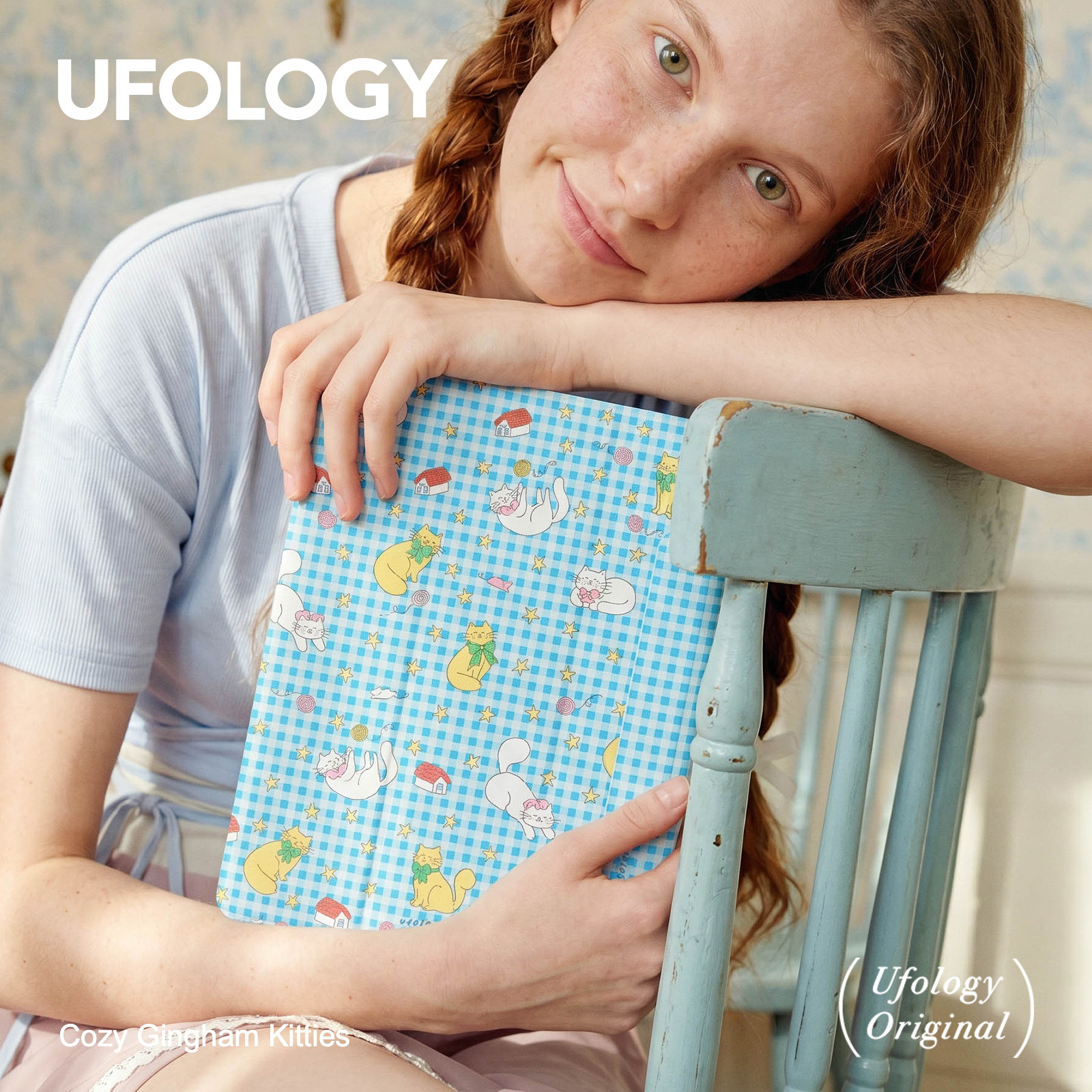 Ufology原创适用ipadair8保护壳pro11寸平板mini6/7保护套air4/5/6磁吸全包笔槽13寸苹果8/9/10/11代猫咪日记