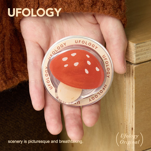 Ufology原创手机磁吸支架支持magsafe桌面便携苹果个性创意秋冬