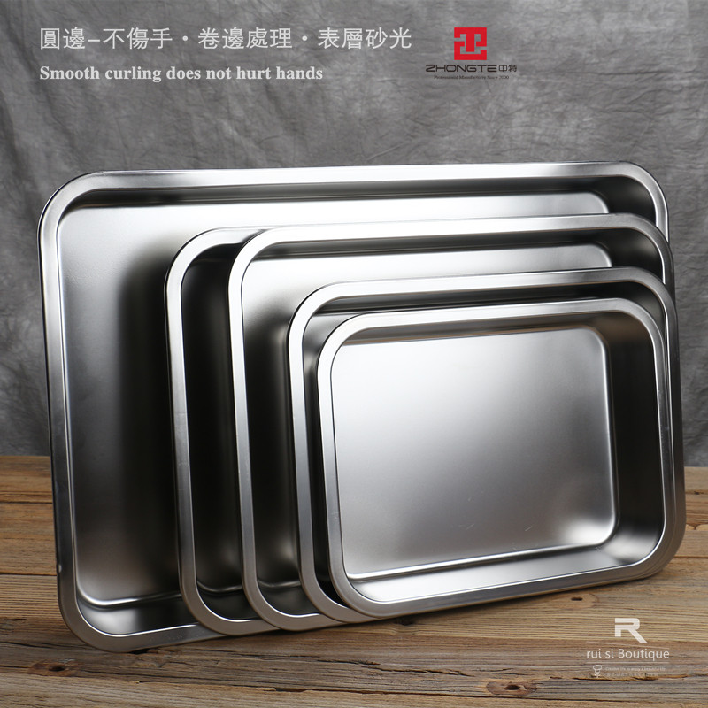 全尺寸方盆中特正品食品级盛菜盘图片