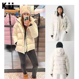 Kii少量国现Aritzia加拿大五格雾面哑光泡芙短款防水保暖羽绒服女