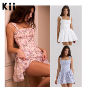 Kii部分现货美国House 束腰迷你连衣裙Ophelia 徐如蓝同款