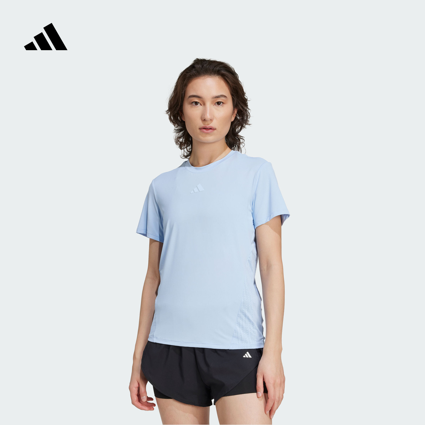 速干运动健身上衣短袖T恤女装夏季新款adidas阿迪达斯官方KB9927