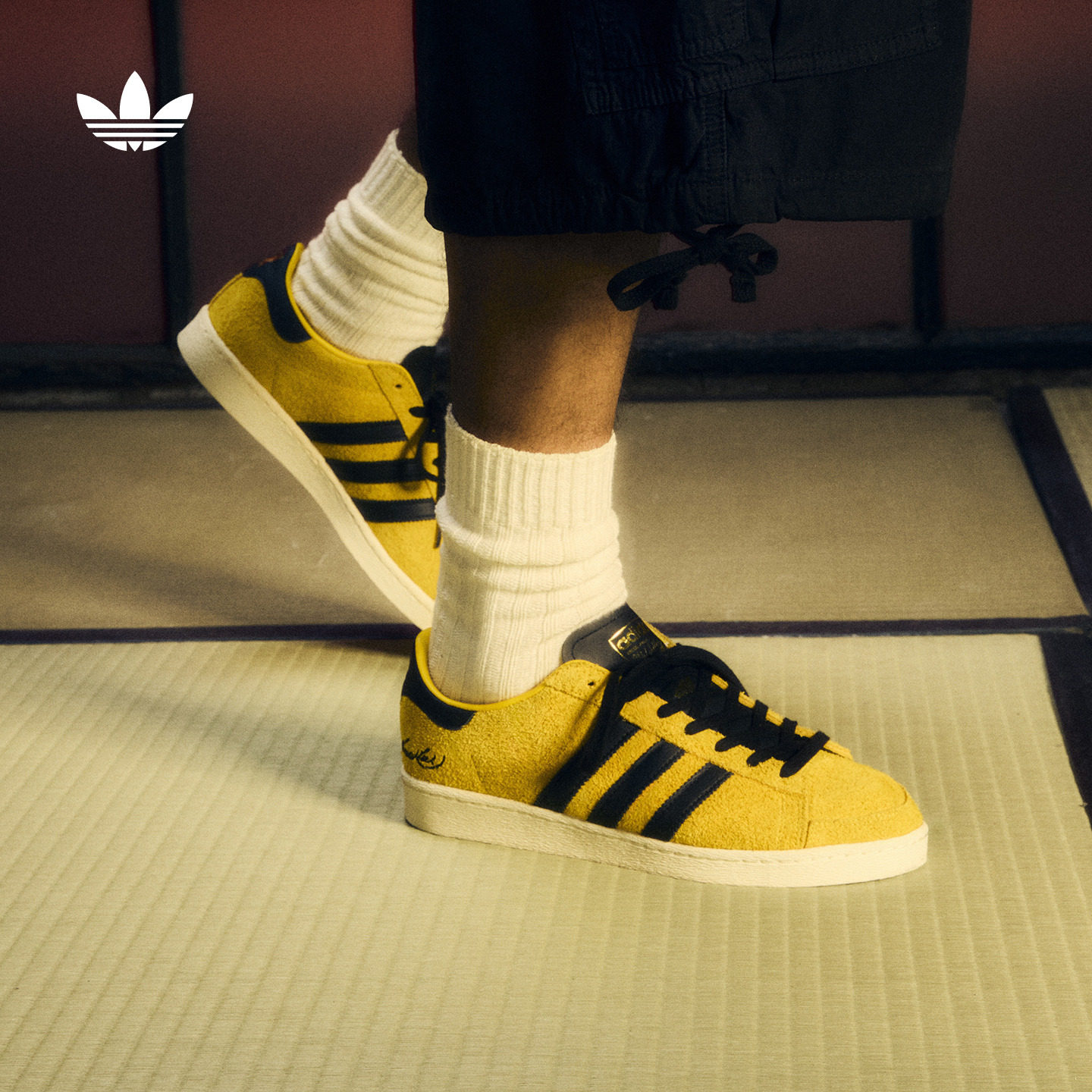 Jabbar Lo x Bruce Lee 联名低帮复古板鞋adidas阿迪达斯三叶草,运动鞋new,板鞋,淘宝优惠券,粉丝福利购,淘宝优惠卷