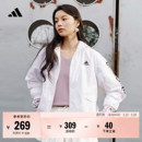休闲宽松舒适连帽夹克外套女装 adidas阿迪达斯官方轻运动GL0647