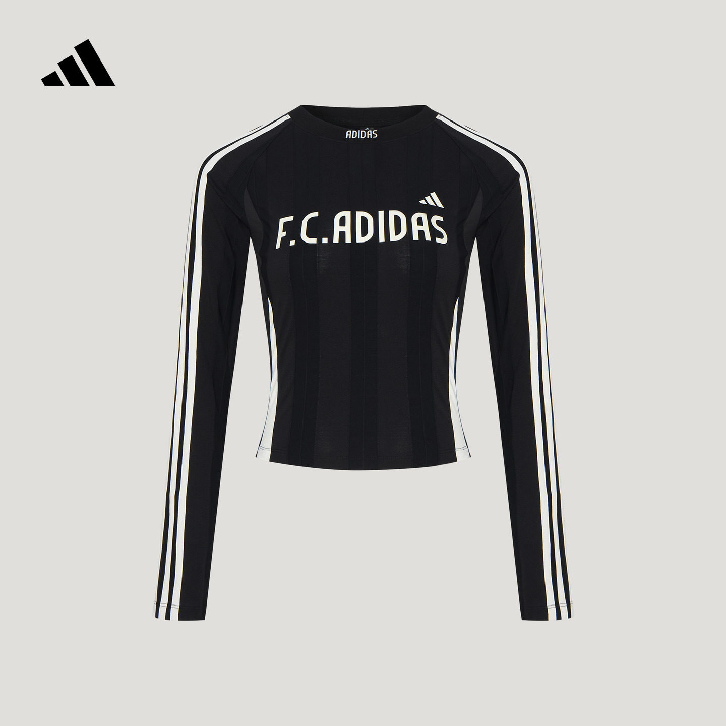 阿迪达斯女子长袖T恤adidas图片
