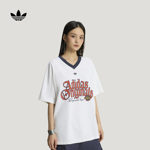 adidas阿迪达斯官方三叶草 T恤女夏季 经典 日常舒适百搭运动短袖