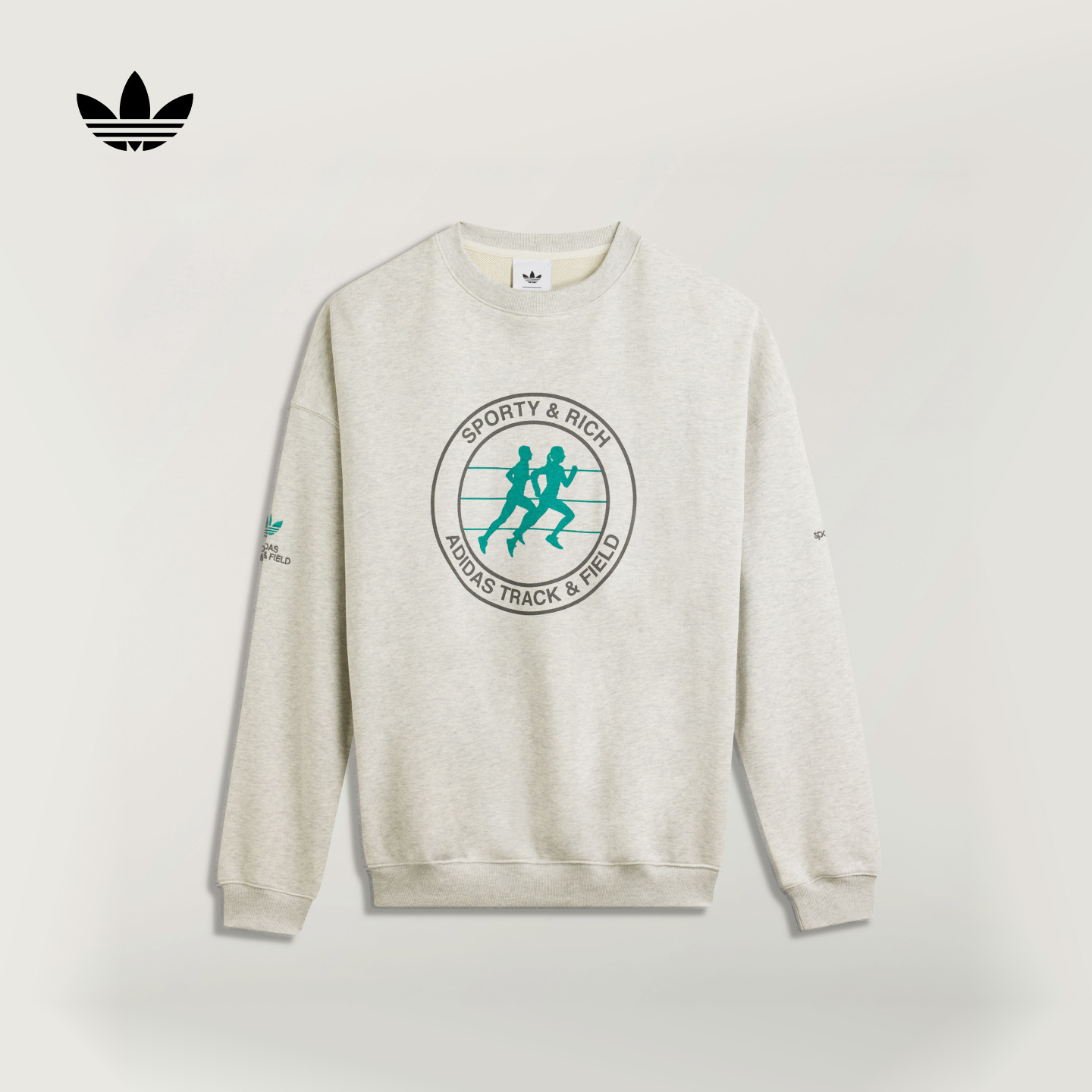 阿迪达斯三叶草女舒适卫衣套头衫