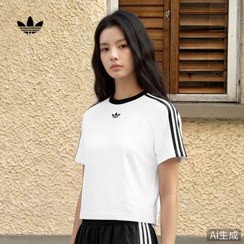 阿迪达斯三叶草女子短袖T恤
