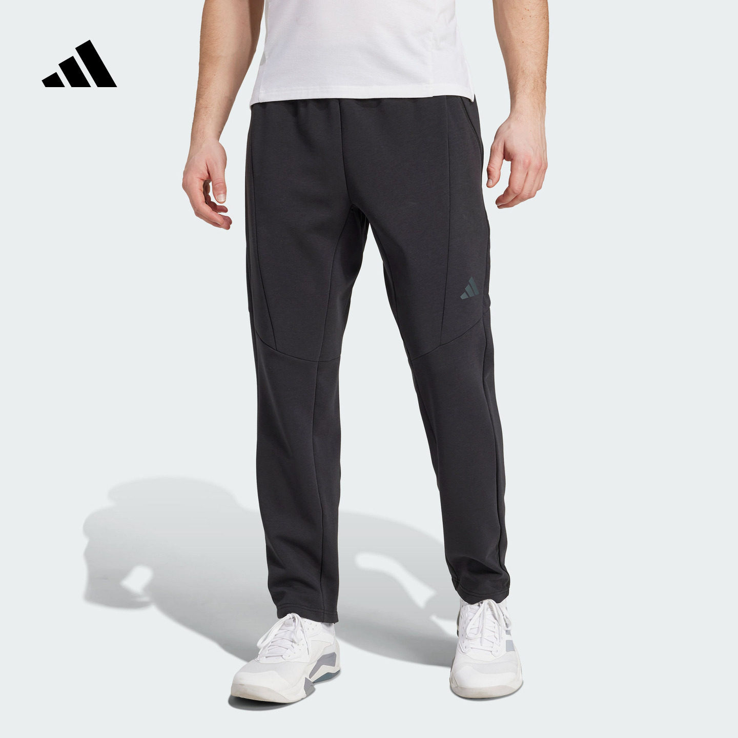 速干百搭太空棉运动健身裤锥形裤男春季adidas阿迪达斯官方JY0004