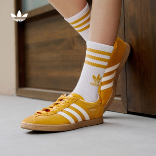 薄底运动板鞋 时尚 男女adidas阿迪达斯三叶草 」STADT经典 「T头鞋