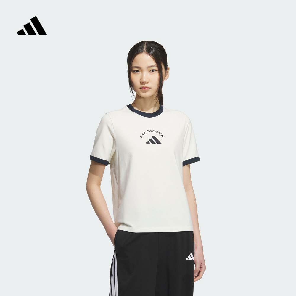 阿迪达斯女子短袖T恤adidas