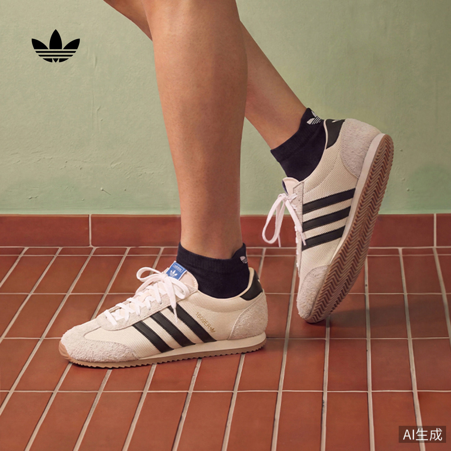 「T头鞋」1609ER RS休闲薄底运动鞋男女新款adidas阿迪达斯三叶草