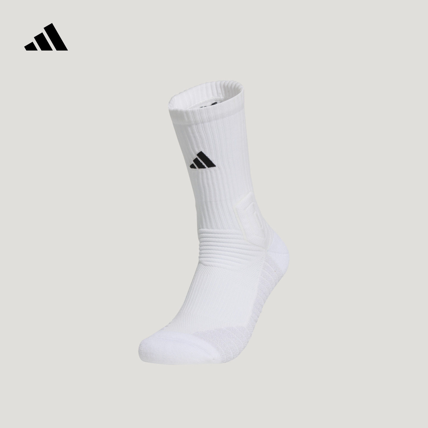 阿迪达斯男女篮球运动中筒袜子