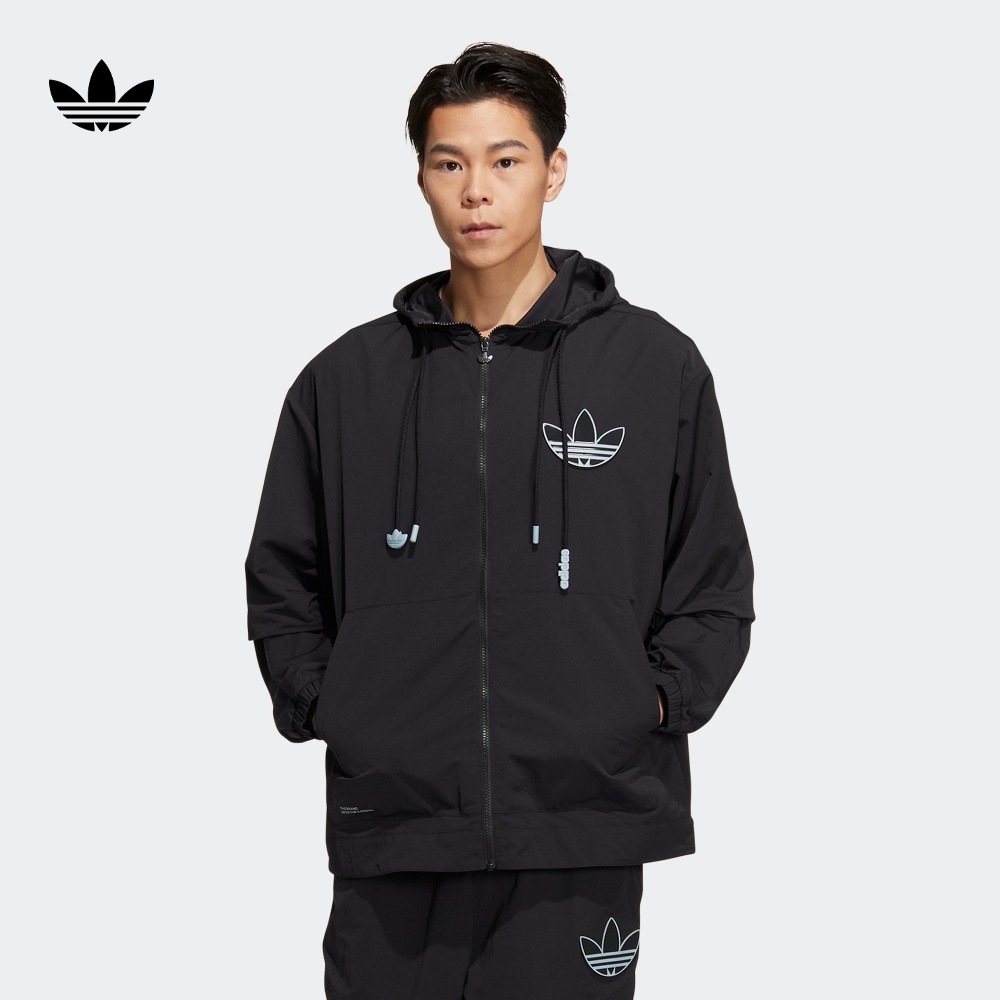 运动连帽夹克外套男装adidas阿迪达斯官方三叶草HS2018