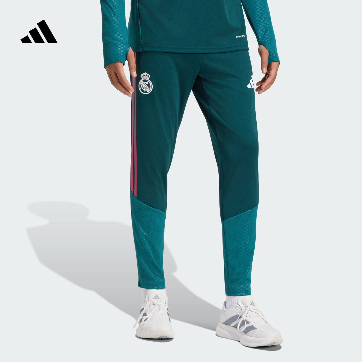 皇马足球修身训练运动长裤男装新款adidas阿迪达斯官方