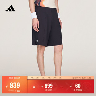 美国硬地大满贯系列Y-3合作款速干网球运动短裤男adidas阿迪达斯