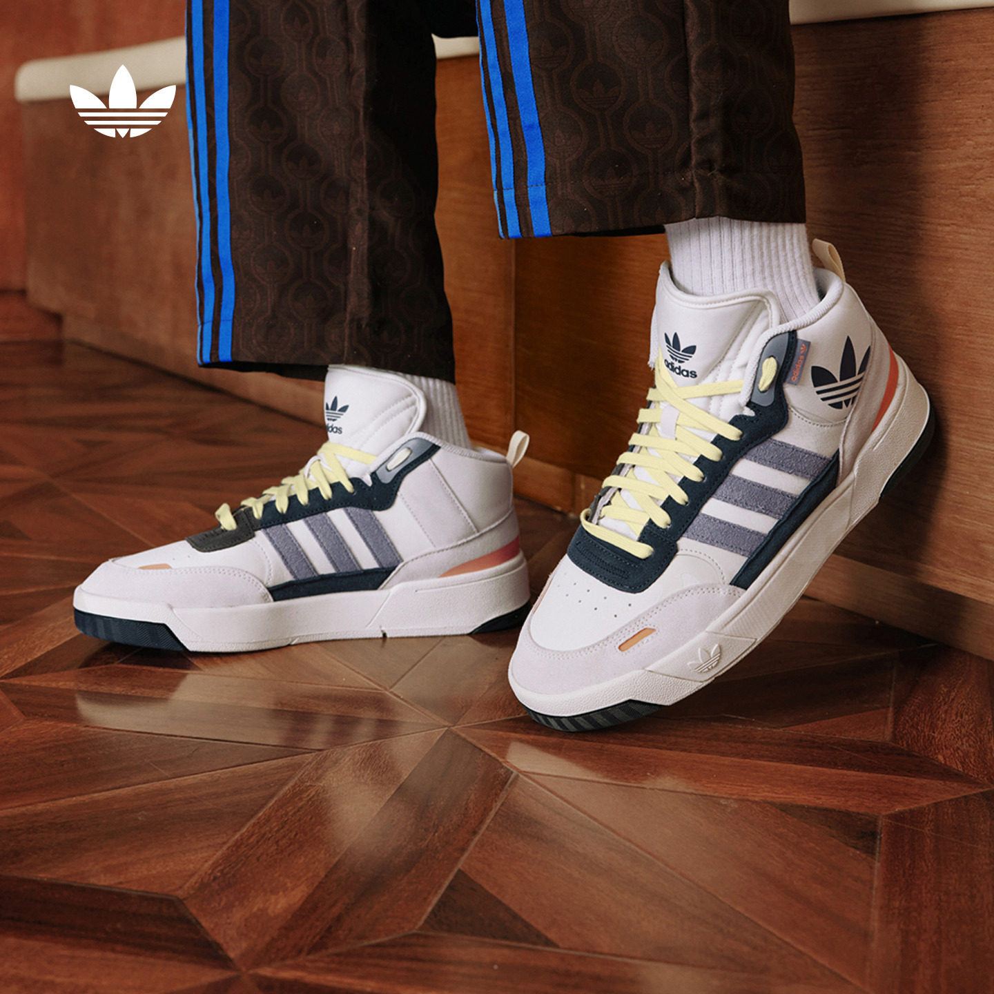 「幻舞」POST UP中高帮篮球风板鞋男女秋季adidas阿迪达斯三叶草,运动鞋new,板鞋,淘宝优惠券,粉丝福利购,淘宝优惠卷