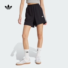 经典三条纹运动短裤女装夏季新款adidas阿迪达斯官方三叶草JW5109