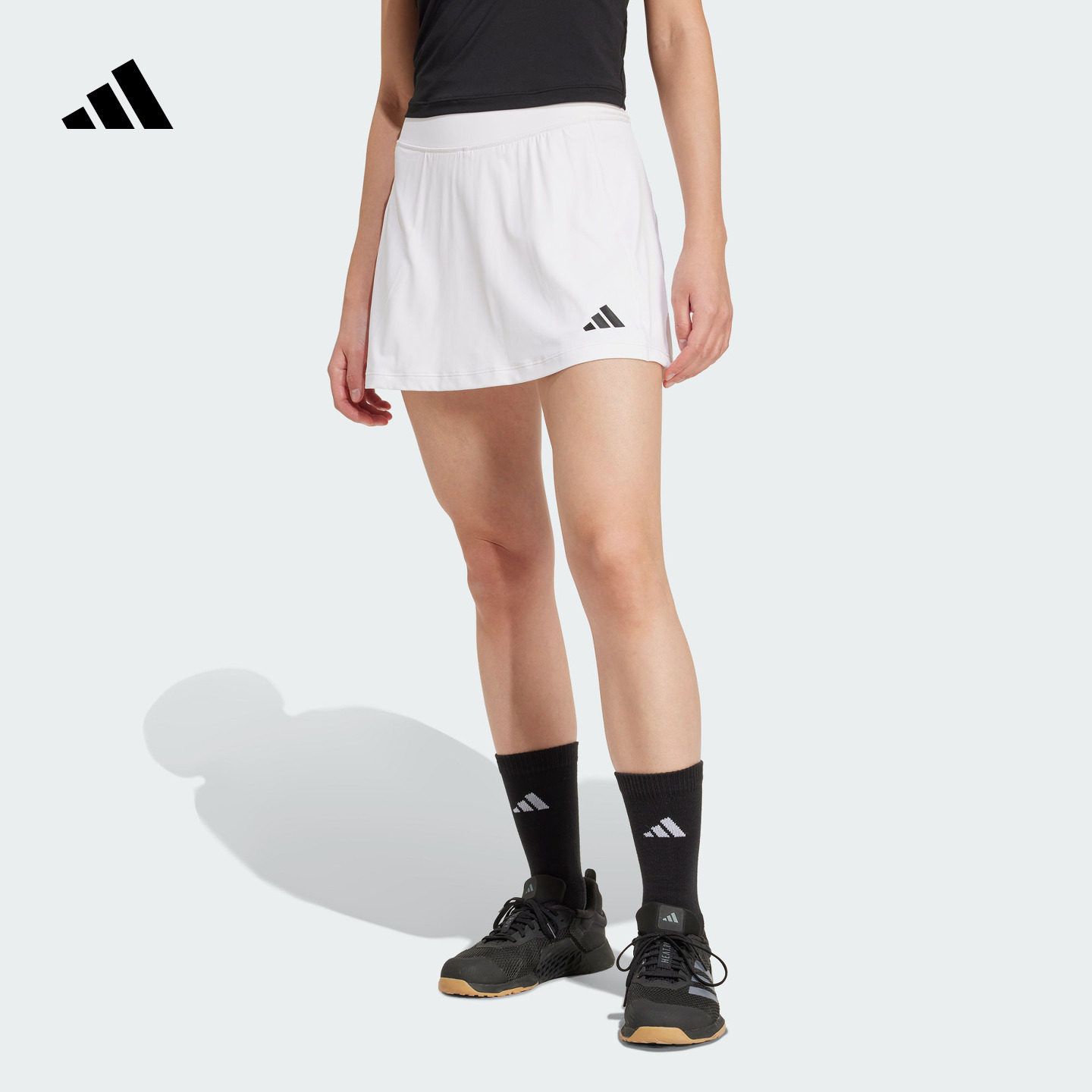 速干训练运动健身A字短裙女装夏季adidas阿迪达斯官方JY2113