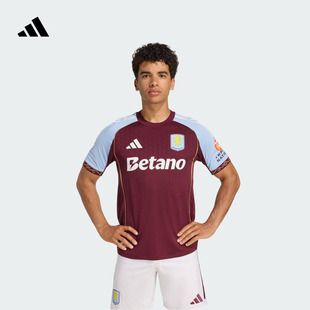 阿斯顿维拉球员版主场足球短袖球衣男装adidas阿迪达斯官方