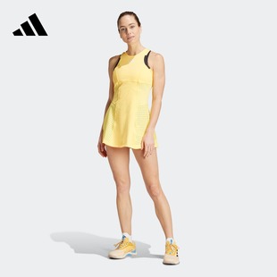 罗兰加洛斯大满贯系列透气凉爽干爽网球连衣裙女装 adidas阿迪达斯