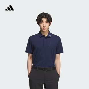 新款 高尔夫运动翻领短袖 夏季 POLO衫 adidas阿迪达斯官方JE8331 男装