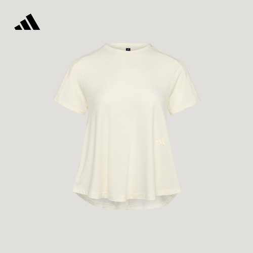 SOFT LUX轻柔雅凉感透湿排汗休闲短袖T恤女装夏季adidas阿迪达斯