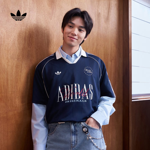 李现同款阿迪达斯男短袖polo衫