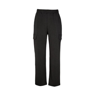 卫裤 棉毛圈工装 直筒裤 秋冬男装 8E1 弹力松紧腰加厚长裤 韩单男士